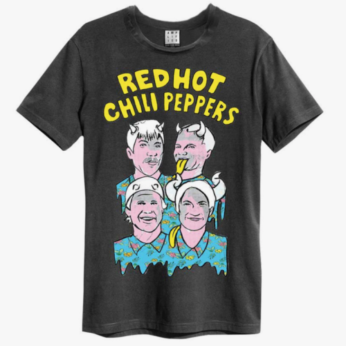 Tshirt Red Hot chili peppers illustrated peppers