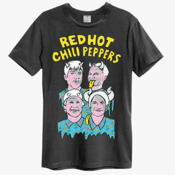 Tshirt Red Hot chili peppers illustrated peppers