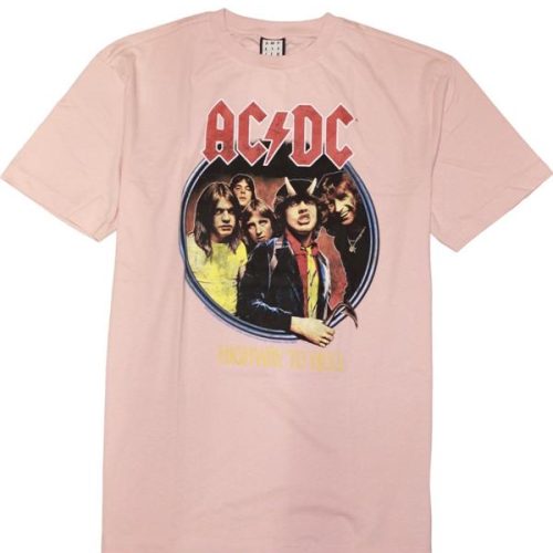 T-Shirt rosa ACDC