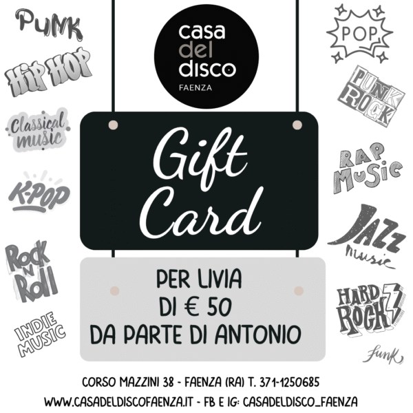 GIFT CARD: buono spesa personalizzabile