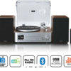 Lenco MC-860WDSI - Sistema all-in-one giradischi, lettore CD, Radio DAB+, FM, Bluetooth 5.3, diffusori 30W