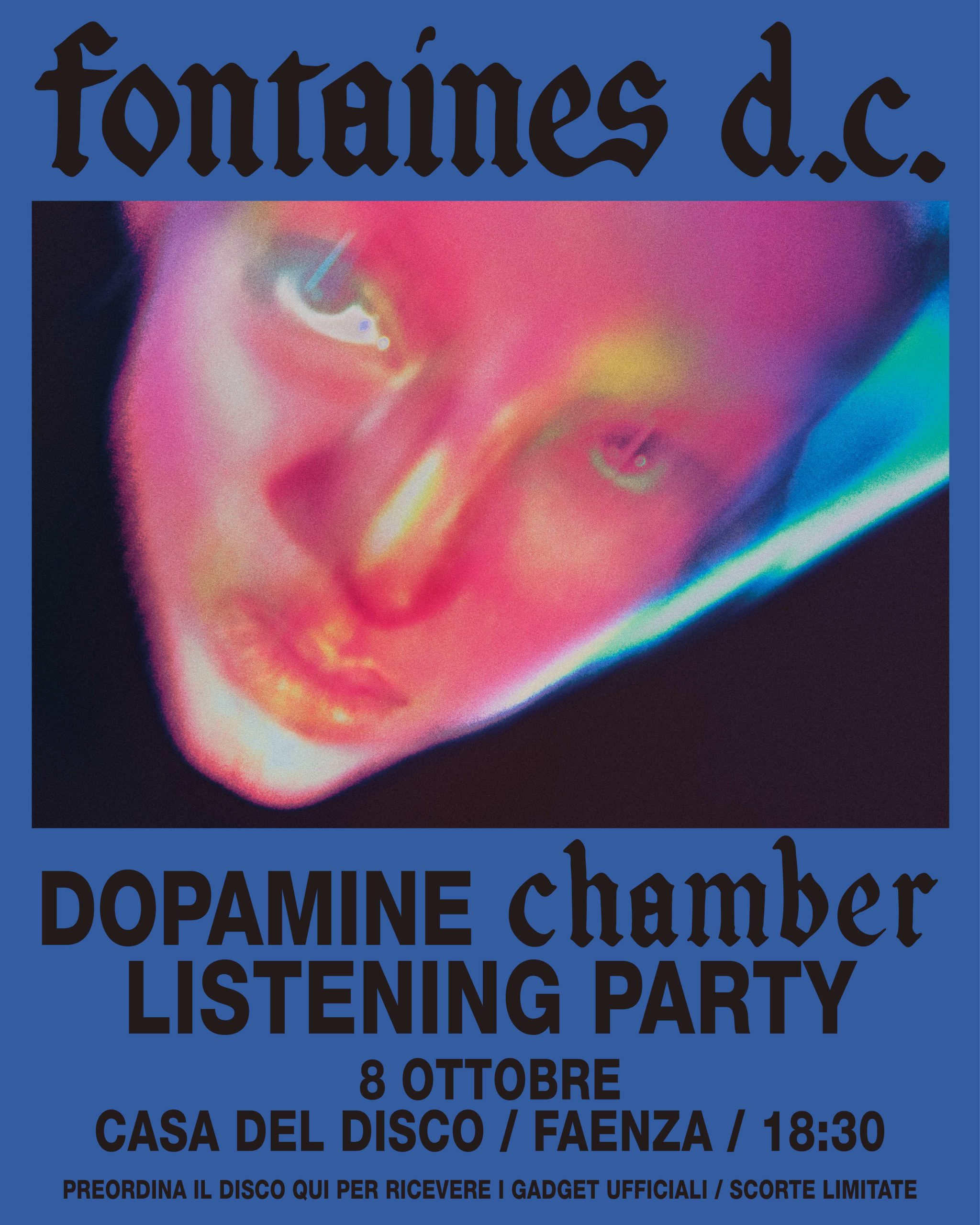 Giovedì 8 ottobre ore 18:30: listening party “Dopamine Chamber”!